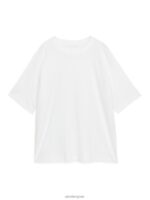ARKET kleding 0DXJP390 wit oversized t-shirt vrouwen