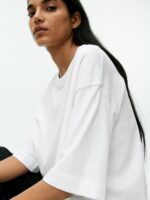 ARKET kleding 0DXJP390 wit oversized t-shirt vrouwen - Image 3