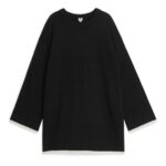 ARKET kleding 0DXJP420 zwart bouclé trui vrouwen