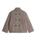 ARKET kleding 0DXJP476 wrat jasje van geborstelde wol vrouwen
