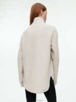ARKET kleding 0DXJP481 gebroken wit fleecejack met ritssluiting vrouwen - Image 3
