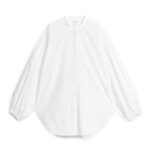 ARKET kleding 0DXJP50 wit popeline overhemd vrouwen