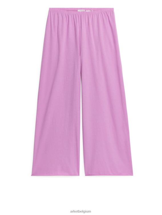 arket_kleding_0dxjp511_roze_katoenen_pyjamabroek_vrouwen.jpeg ARKET kleding 0DXJP511 roze katoenen pyjamabroek vrouwen - Image 1