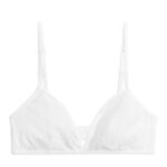 ARKET kleding 0DXJP552 wit katoenen zachte bh vrouwen