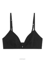 ARKET kleding 0DXJP553 zwart katoenen zachte bh vrouwen - Image 5