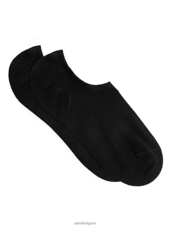 ARKET kleding 0DXJP575 zwart sneaker sokken set van 2 paar Heren - Image 1