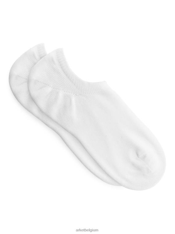 ARKET kleding 0DXJP576 wit sneaker sokken set van 2 paar Heren - Image 1