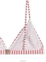 ARKET kleding 0DXJP603 rood Wit seersucker bikinitopje vrouwen - Image 2