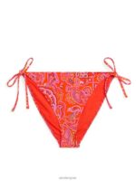 ARKET kleding 0DXJP604 oranje/paisley bikinibroekje met striktanga vrouwen