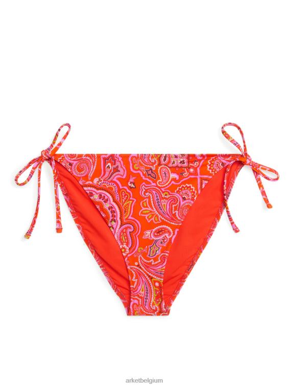 arket_kleding_0dxjp604_oranje_paisley_bikinibroekje_met_striktanga_vrouwen.jpeg ARKET kleding 0DXJP604 oranje/paisley bikinibroekje met striktanga vrouwen - Image 1
