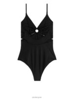 ARKET kleding 0DXJP612 zwart uitgesneden gedetailleerd badpak vrouwen - Image 2
