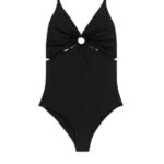ARKET kleding 0DXJP612 zwart uitgesneden gedetailleerd badpak vrouwen