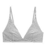 ARKET kleding 0DXJP625 wit Blauw gestreepte bikinitop vrouwen