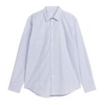 ARKET kleding 0DXJP958 blauw/streep popeline overhemd Heren