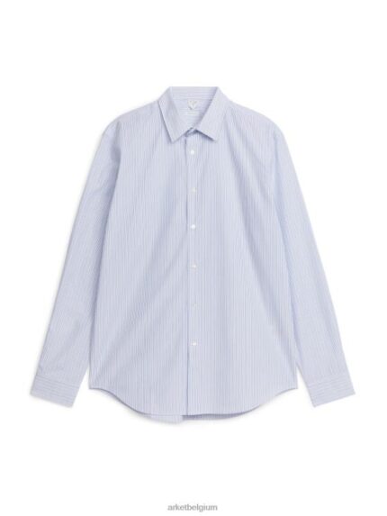 ARKET kleding 0DXJP958 blauw/streep popeline overhemd Heren