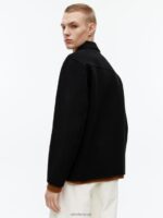 ARKET kleding 0DXJP963 zwart dubbel overshirt Heren - Image 3