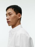 ARKET kleding 0DXJP971 wit Oxford-shirt Heren - Image 3