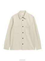 ARKET kleding 0DXJP975 ecru Overhemd van katoenen twill Heren - Image 5