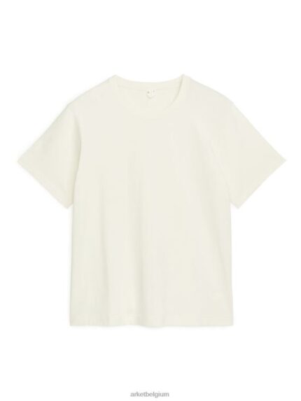 ARKET kleding 0DXJP996 gebroken wit zwaargewicht t-shirt vrouwen
