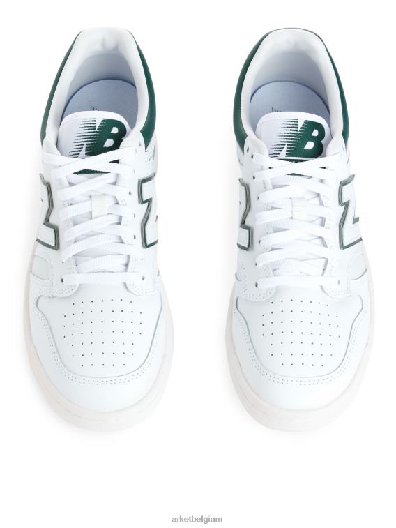 arket_schoenen_0dxjp1260_groen_wit_new_balance_bb480_trainers_heren.jpeg ARKET schoenen 0DXJP1260 groen Wit new balance bb480 trainers Heren - Image 1