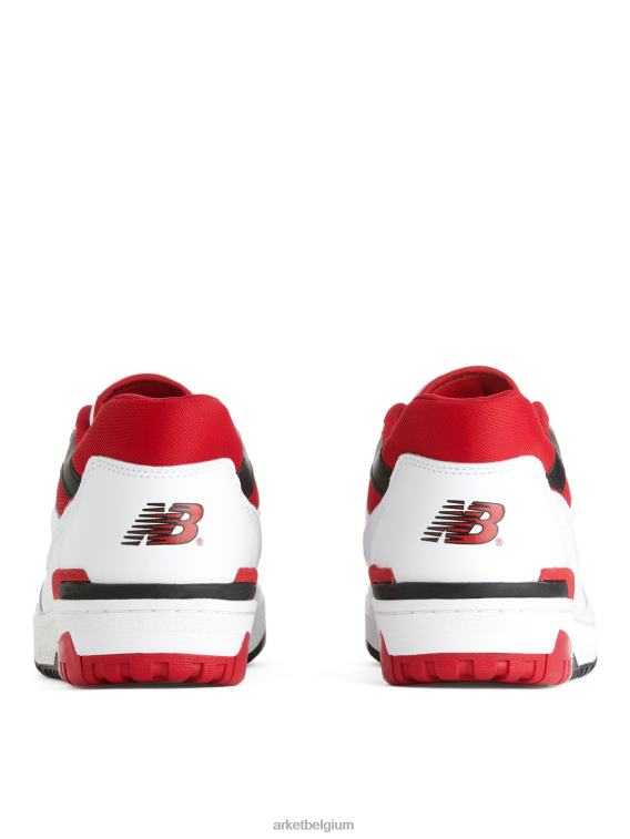 ARKET schoenen 0DXJP1267 wit/rood/zwart new balance 550 trainers Heren - Image 4