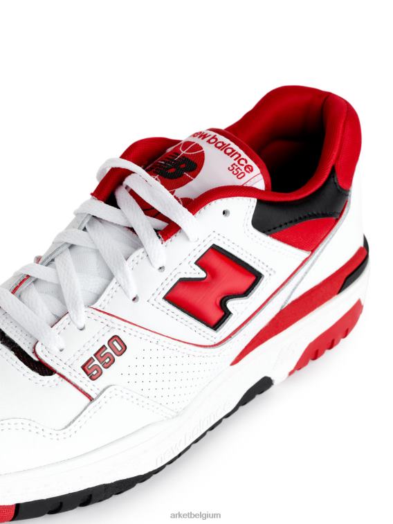 ARKET schoenen 0DXJP1267 wit/rood/zwart new balance 550 trainers Heren - Image 5