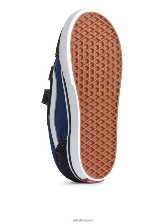 ARKET schoenen 0DXJP1398 donkerblauw/wit vans old skool klittenbandsneakers voor peuters kinderen - Image 5