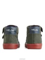 ARKET schoenen 0DXJP1427 kaki groen veja esplar midsneakers peuter kinderen - Image 4