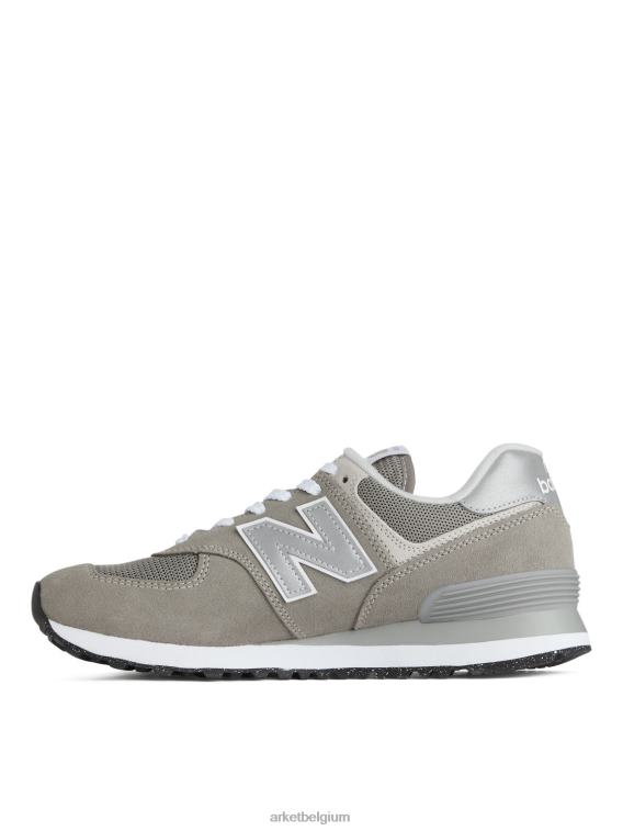 ARKET schoenen 0DXJP652 groen bladgrijs new balance 574 sportschoenen vrouwen - Image 3