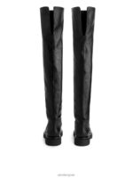 ARKET schoenen 0DXJP735 zwart leren overknee laarzen vrouwen - Image 4