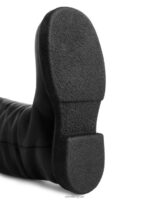 ARKET schoenen 0DXJP735 zwart leren overknee laarzen vrouwen - Image 5