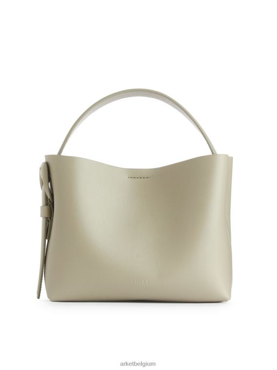 arket_tassen_0dxjp743_licht_kakigroen_leren_crossbodytas_unisex.jpeg ARKET Tassen 0DXJP743 licht kakigroen leren crossbodytas unisex - Image 1
