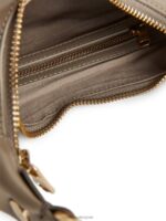 ARKET Tassen 0DXJP758 beige leren tasje halve maan unisex - Image 5
