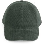 ARKET accessoires 0DXJP1291 donkergroen corduroy pet Heren