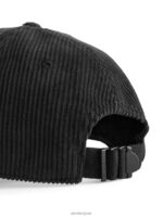 ARKET accessoires 0DXJP1292 zwart corduroy pet Heren - Image 3
