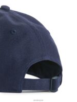 ARKET accessoires 0DXJP1297 donkerblauw hennep-katoenen muts Heren - Image 3