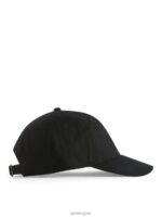 ARKET accessoires 0DXJP1300 zwart pet van katoenen twill Heren - Image 3