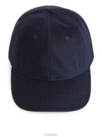 ARKET accessoires 0DXJP1302 donkerblauw pet van katoenen twill Heren - Image 2