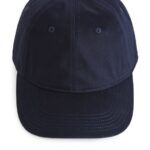 ARKET accessoires 0DXJP1302 donkerblauw pet van katoenen twill Heren