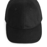 ARKET accessoires 0DXJP1303 zwart katoenen canvas pet Heren