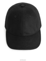 ARKET accessoires 0DXJP1303 zwart katoenen canvas pet Heren