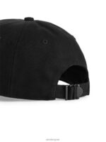 ARKET accessoires 0DXJP1303 zwart katoenen canvas pet Heren - Image 3