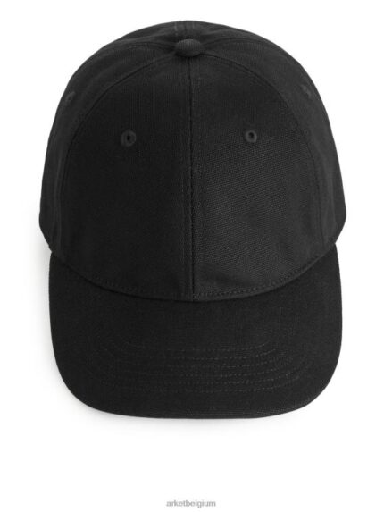 ARKET accessoires 0DXJP1303 zwart katoenen canvas pet Heren