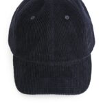 ARKET accessoires 0DXJP1306 donkerblauw corduroy pet Heren