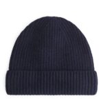ARKET accessoires 0DXJP1310 donkerblauw Muts van kasjmiermix Heren