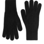 ARKET accessoires 0DXJP1316 zwart kasjmier handschoenen Heren