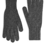 ARKET accessoires 0DXJP1317 grijs kasjmier handschoenen Heren