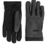 ARKET accessoires 0DXJP1327 donkergrijs/zwart hestra metselaar handschoenen Heren