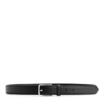 ARKET accessoires 0DXJP1330 zwart leren riem Heren