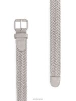 ARKET accessoires 0DXJP1333 wrat gevlochten, met leer afgewerkte riem Heren - Image 2